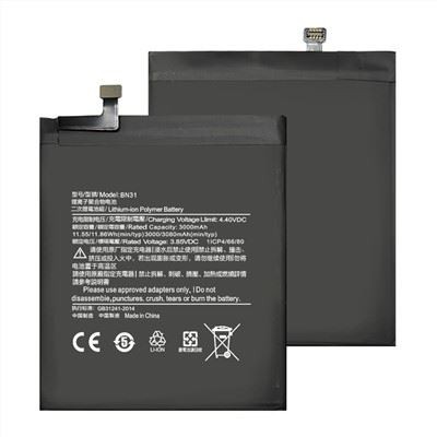 Original Quality Cellphone Battery For Xiaomi BN31 Grade AAAA+ ,OEM Quality